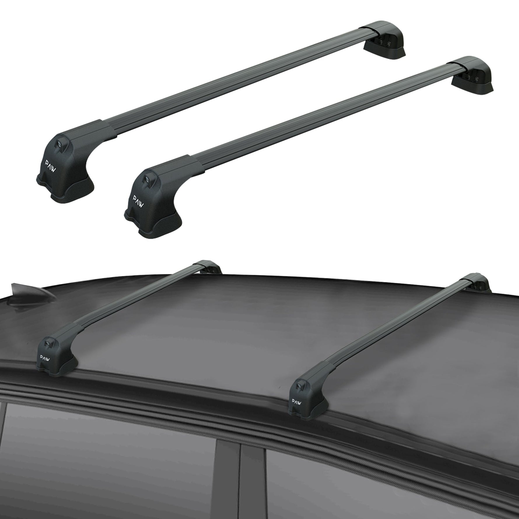 Bmw 3 Serisi Sedan E90 (2005-2011) Ara Atkı Portbagaj Taşıyıcı - Paw Pro 3 Siyah