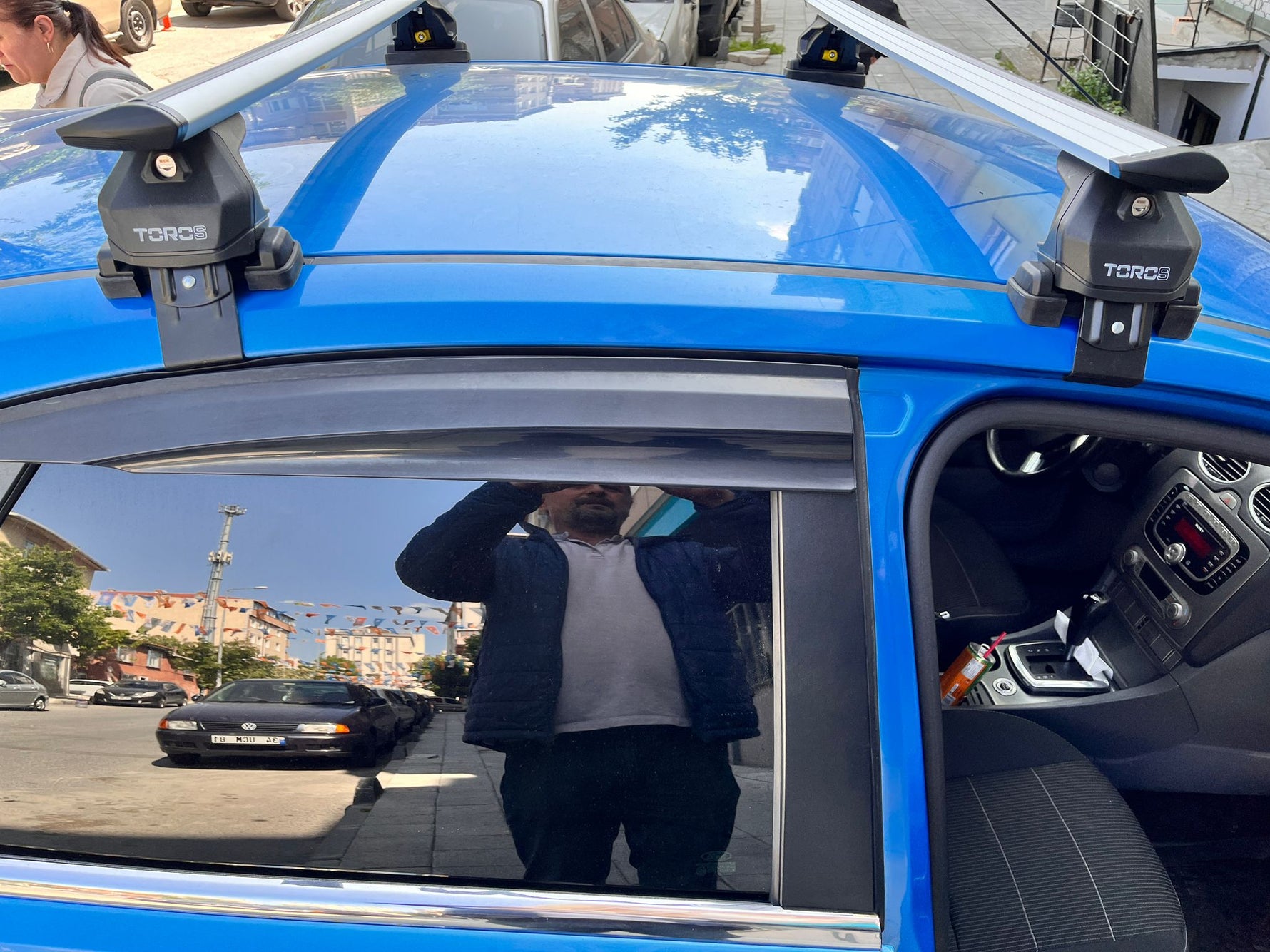 Ford Focus Hb (C346) 2011-2018 Oluksuz Üst Tavan Portbagaj Taşıyıcı Ara Atkısı Toros Serisi Pro 4 Siyah