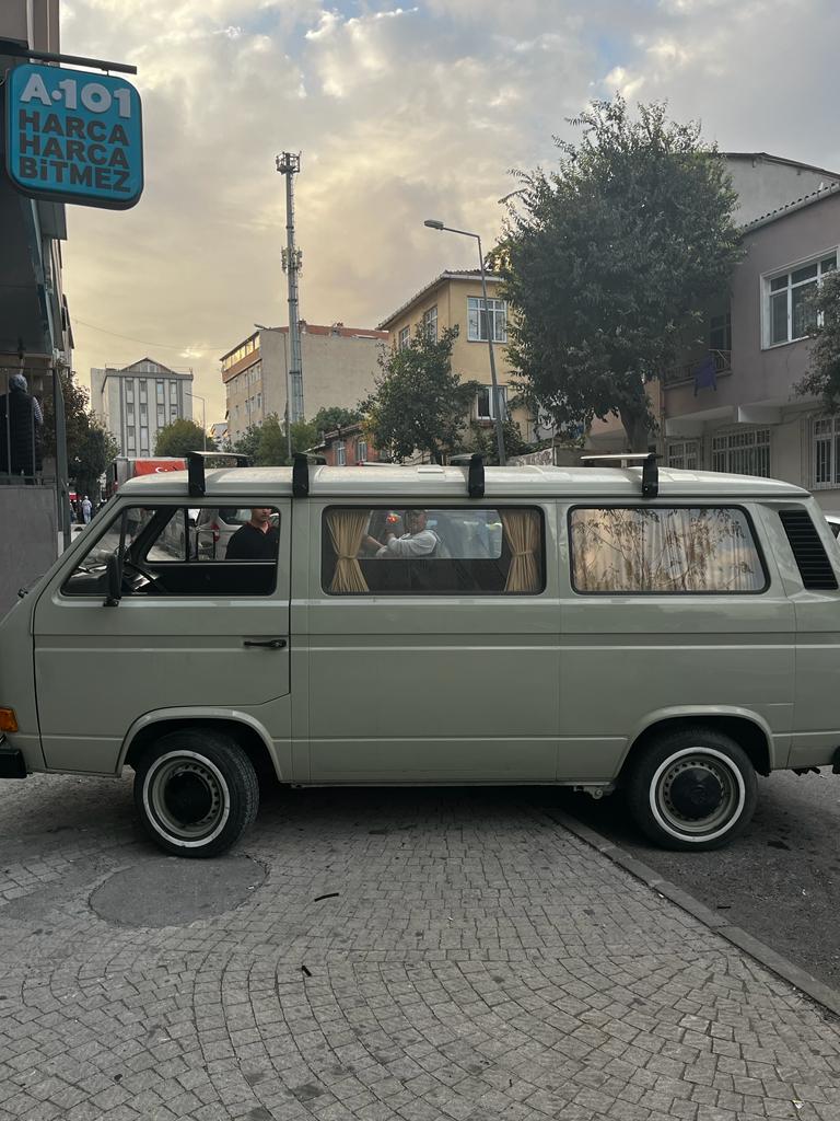 Volkswagen Transporter T3 1980-1990 Yagmur Oluklu Üst Tavan Taşıyıcı Ara Atkısı Paw Gri 3 Adet