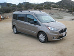 Ford Transit Connect 2013-2024 Araç Üstü Alüminyum Tavan Yan Rayları Plus Serisi Uzun Şase - Siyah