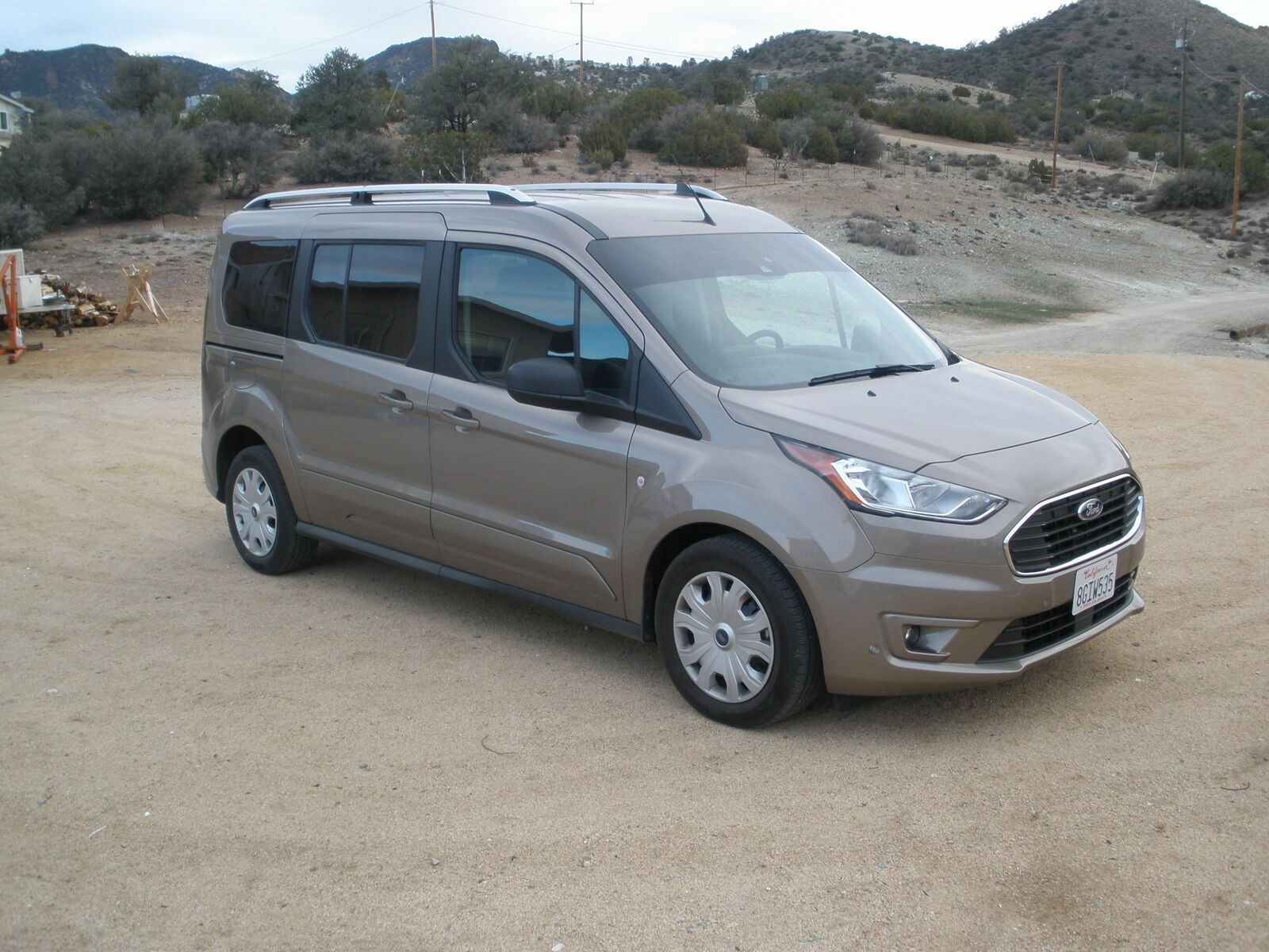 Ford Transit Connect 2013-2024 Araç Üstü Alüminyum Tavan Yan Rayları Plus Serisi Uzun Şase - Siyah