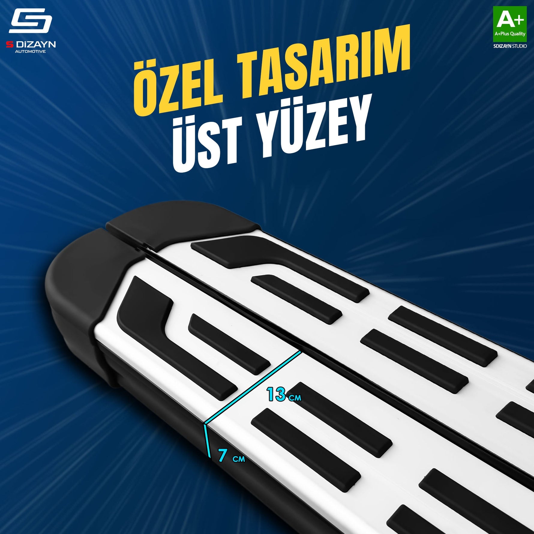 Chery Tiggo 7 Pro S-Plus Gri Yan Basamak 183 Cm Etekli 2022 Üzeri