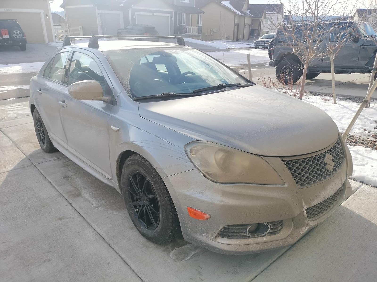 Paw Suzuki Kizashi (2010-2013) Ara Atkı Portbagaj Taşıyıcı - Pro 3 Gri