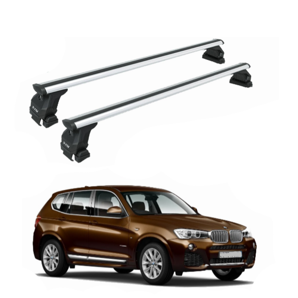 BMW X3 F25 (2010-2017) Uyumlu PAW Toros Serisi Pro 4 Tavan Ara Barı -Gri