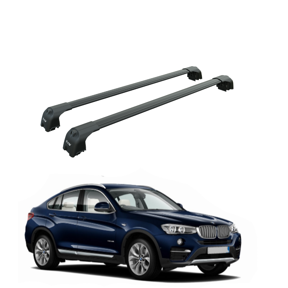 Bmw X4 F26 2014-2019 Portbagaj Taşıyıcı Ara Atkisi - Ara Çubuk Paw Pro 2 Siyah