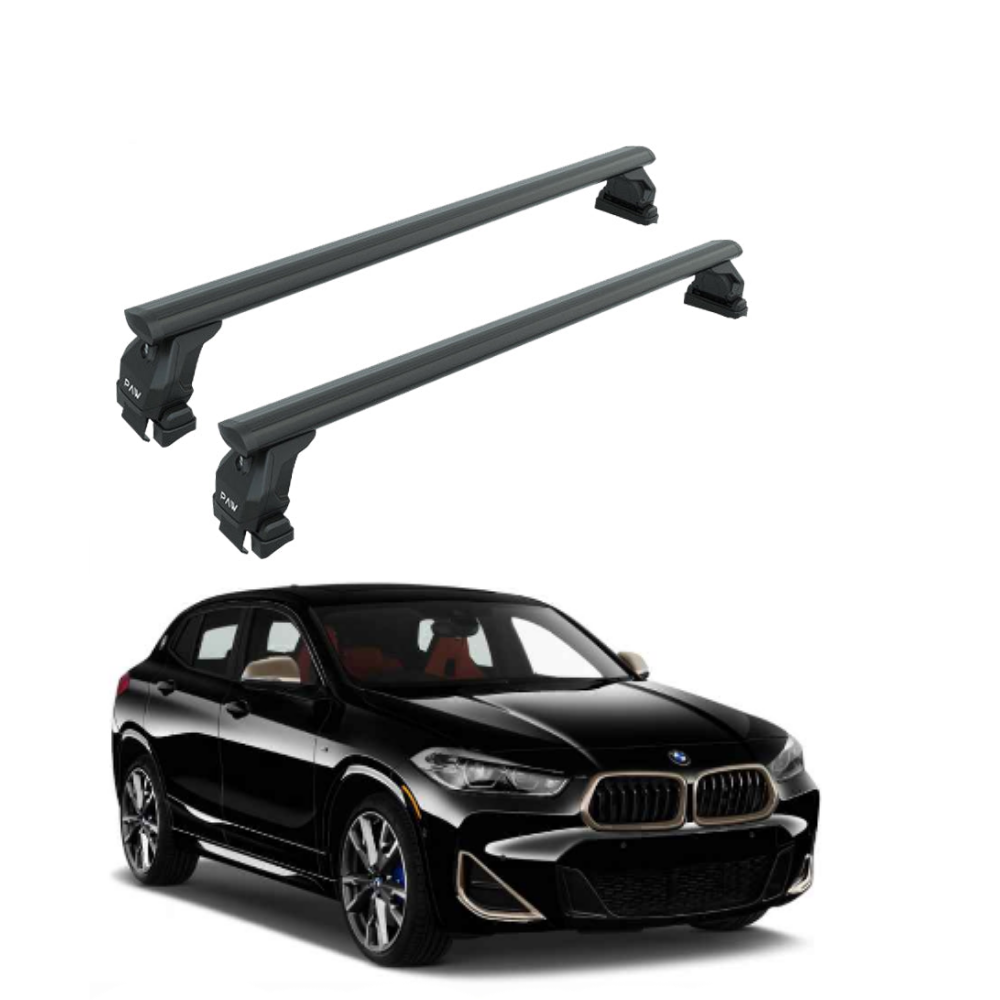 BMW X2 F39 (2018-2023) Uyumlu PAW Toros Serisi Pro 4 Oluksuz Tavan Ara Atkı-Siyah