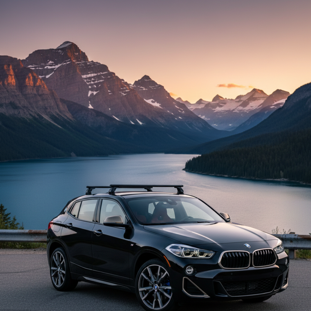 BMW X2 F39 (2018-2023) Uyumlu PAW Toros Serisi Pro 4 Oluksuz Tavan Ara Atkı-Siyah