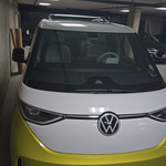 Volkswagen Id. Buzz Uzun Şase Araç Üstü Alüminyum Tavan Yan Rayları Plus Serisi - Siyah