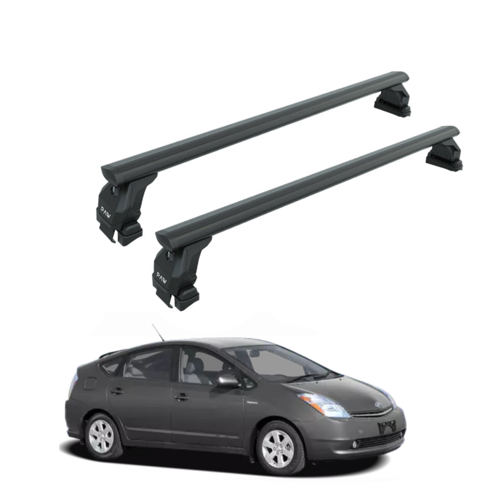 Toros Toyota Prius (2004-2009) Oluksuz Tavan Ara Atkı Portbagaj Taşıyıcı Pro 4 Siyah