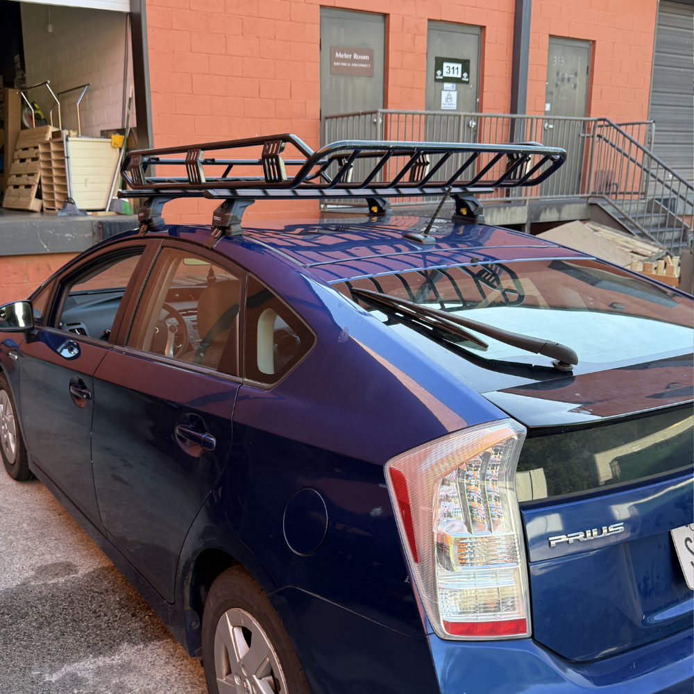 Toros Toyota Prius (2004-2009) Oluksuz Tavan Ara Atkı Portbagaj Taşıyıcı Pro 4 Siyah