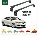 Renault Fluence 2013-2016 Oluksuz Üst Tavan Portbagaj Taşıyıcı Ara Atkısı Toros Serisi Pro 4 Siyah