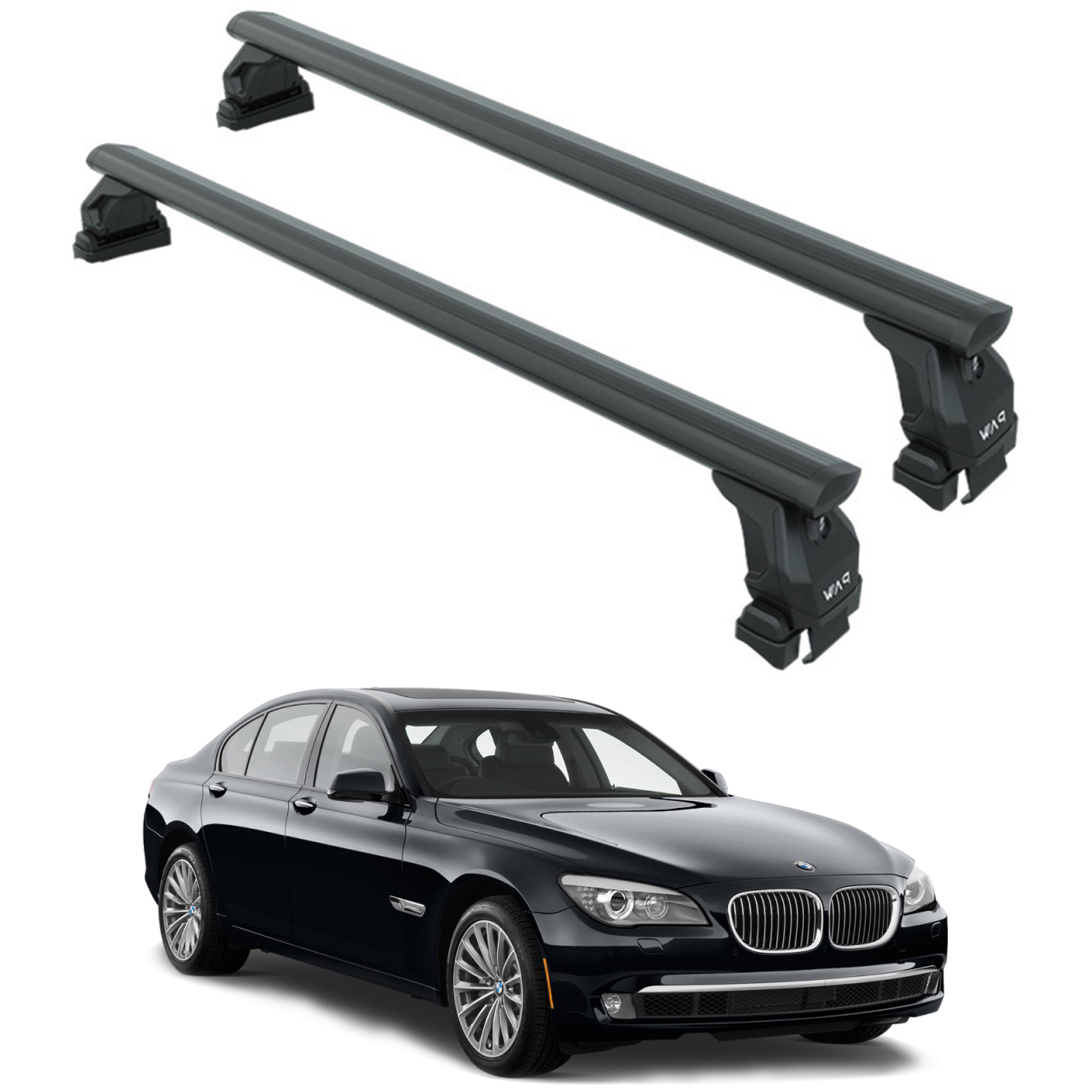 Bmw 7 Sedan 2007-2016 (F01/02) Portbagaj Taşıyıcı Ara Atkı Aparatı Paw Pro 3 Siyah