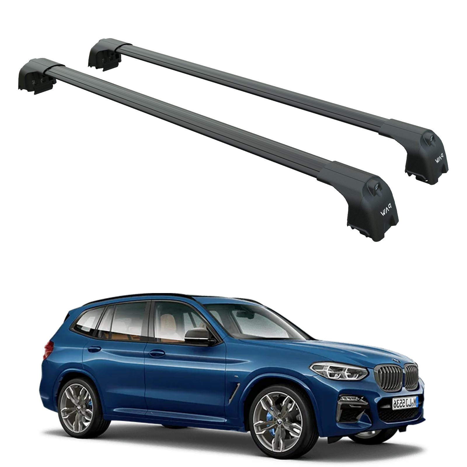 Bmw X3 F25 2010-2017 Portbagaj Taşıyıcı Ara Atkisi - Ara Çubuk Paw Pro 2 Siyah