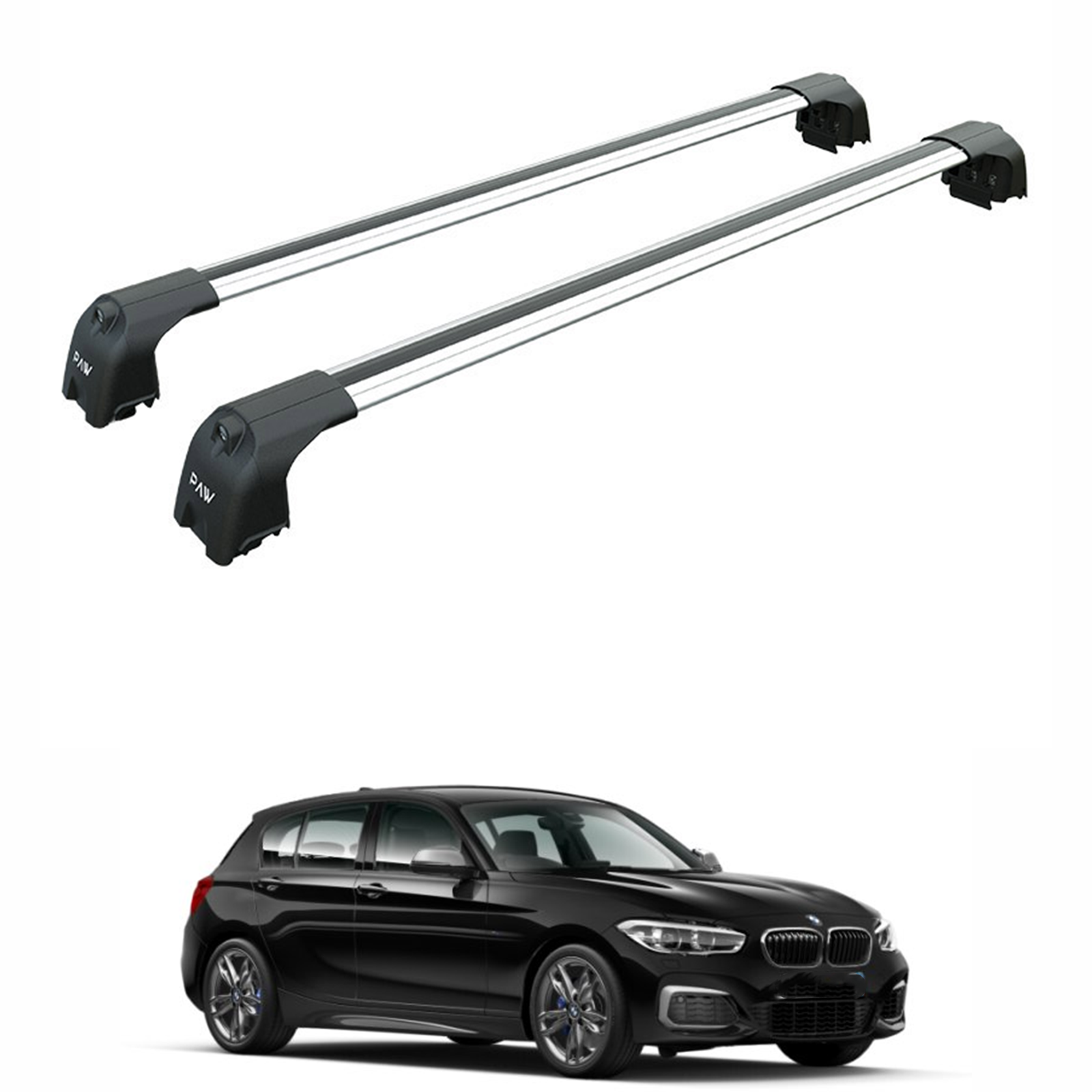 Bmw 1 Series F20 2011-2019 Portbagaj Taşıyıcı Ara Atkı Aparatı Paw Pro 3 Gri