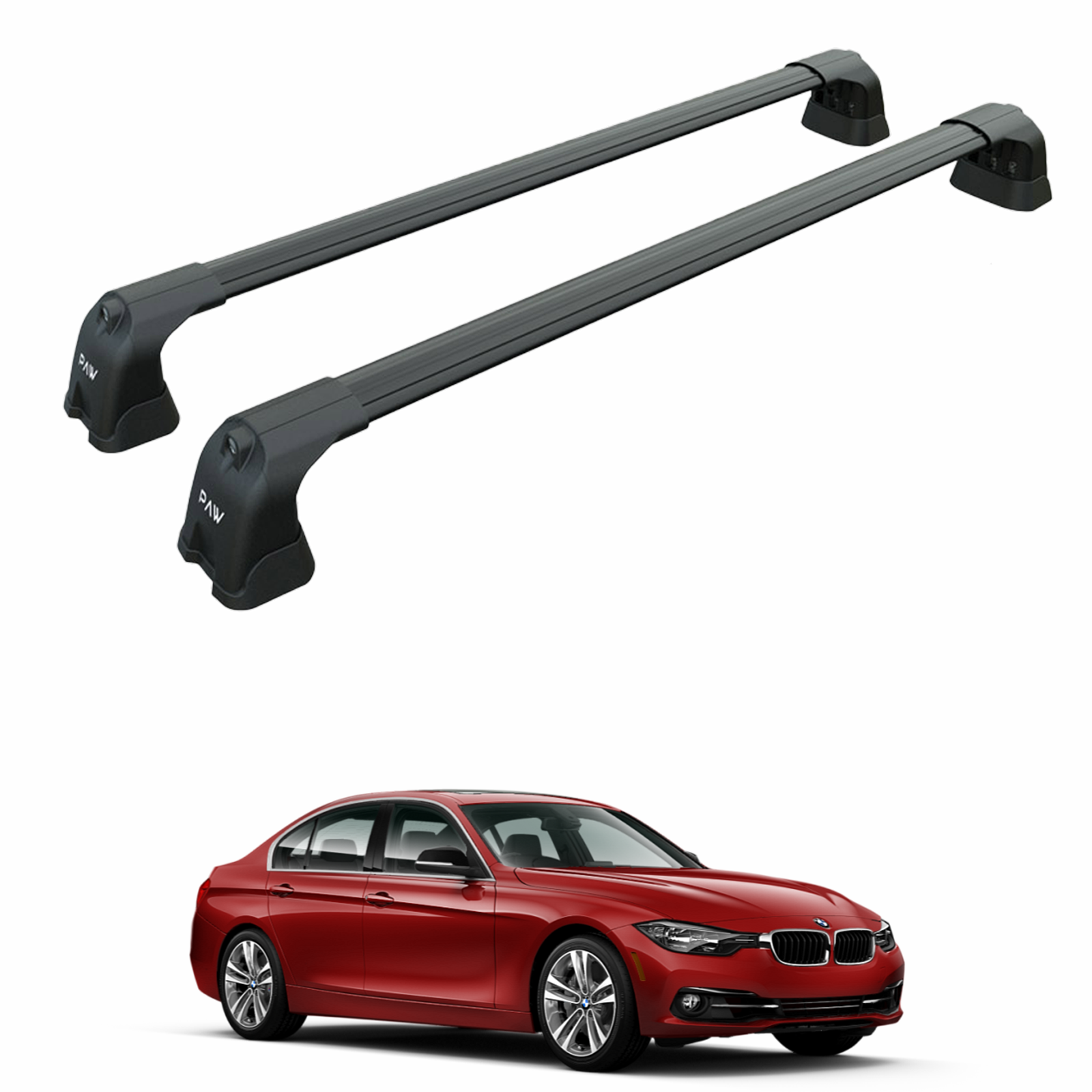 Bmw 3 Serisi Sedan F30 (2011-2018) Ara Atkı Portbagaj Taşıyıcı - Paw Pro 3 - Siyah