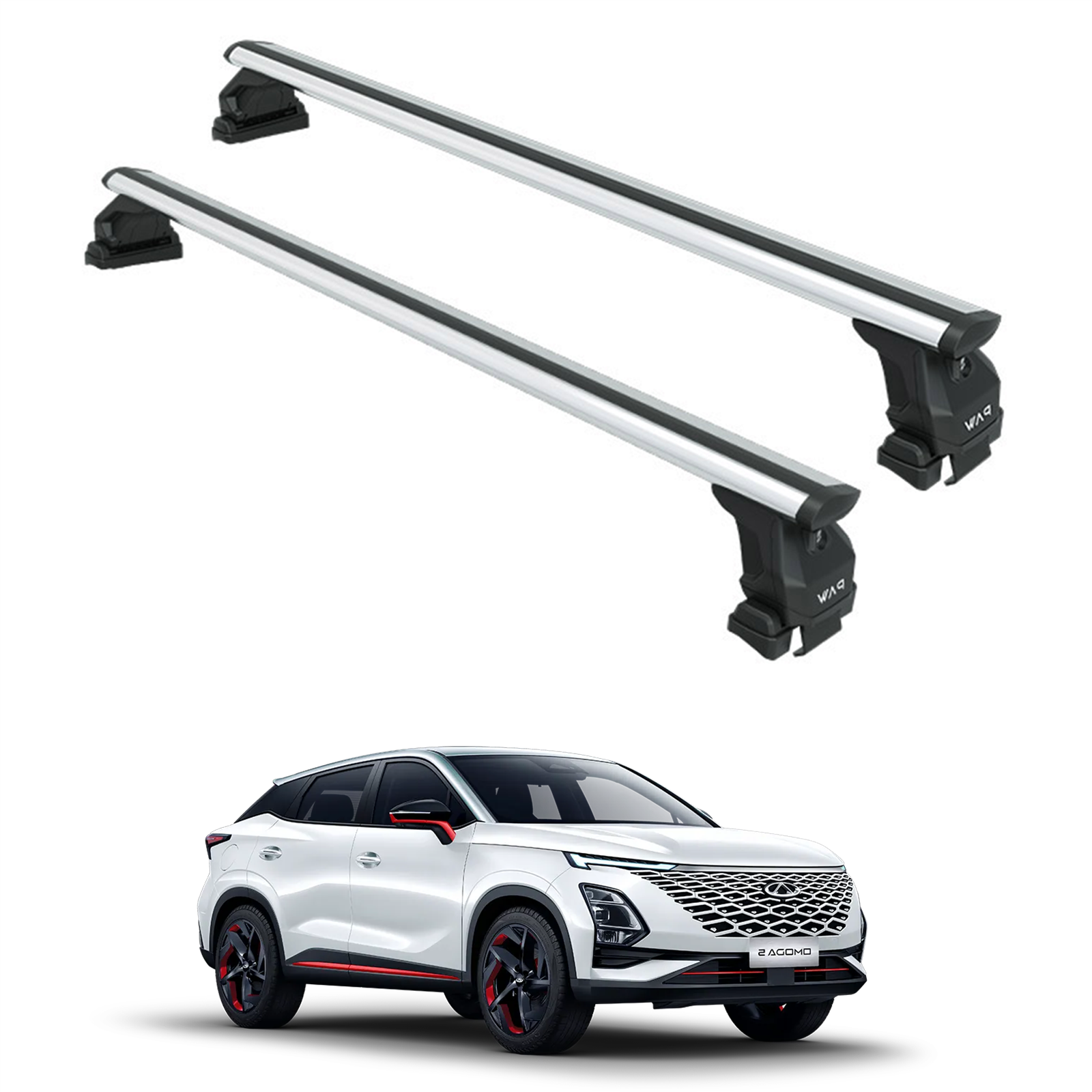 Chery Omoda 5 Oluksuz Üst Tavan Portbagaj Taşıyıcı Ara Atkısı Toros Serisi Pro 4 Gri