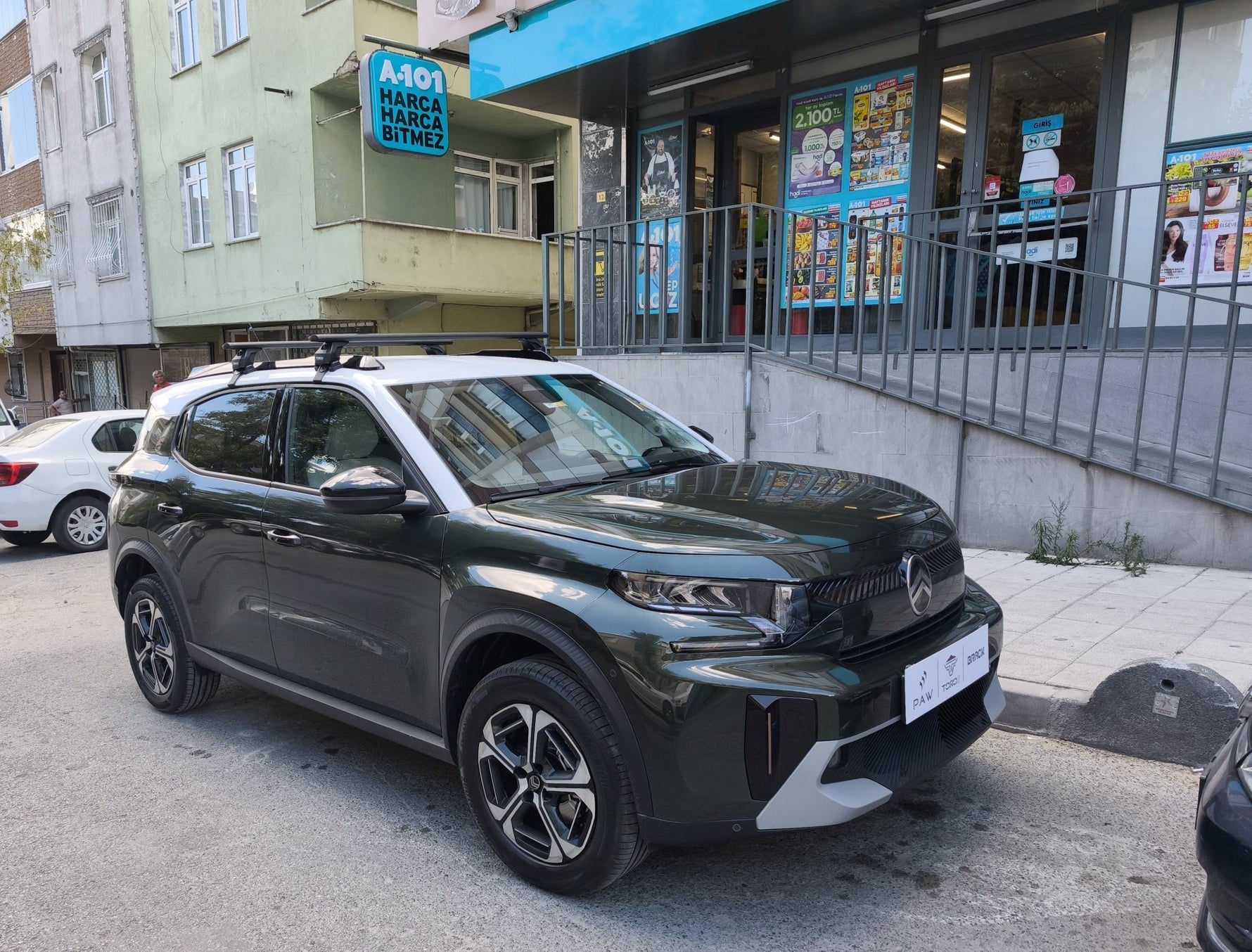 Citroen C3 Aircross Tavan Portbagaj Taşıyıcı Ara Atkısı, Toros Pro 4, Siyah