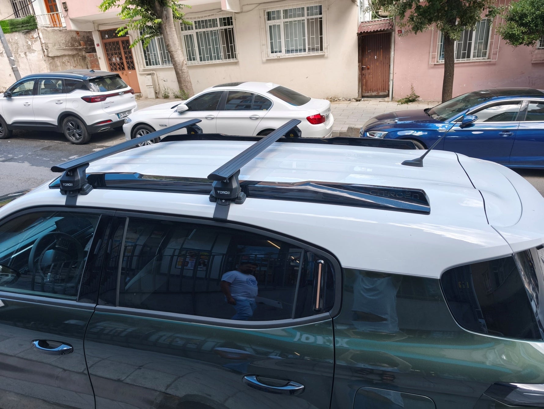 Citroen C3 Aircross Tavan Portbagaj Taşıyıcı Ara Atkısı, Toros Pro 4, Gri