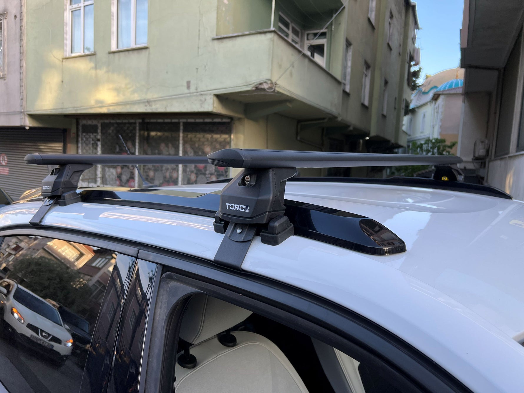 Citroen E-C3 Oluksuz Üst Tavan Portbagaj Taşıyıcı Ara Atkısı Toros Serisi Pro 4 Gri