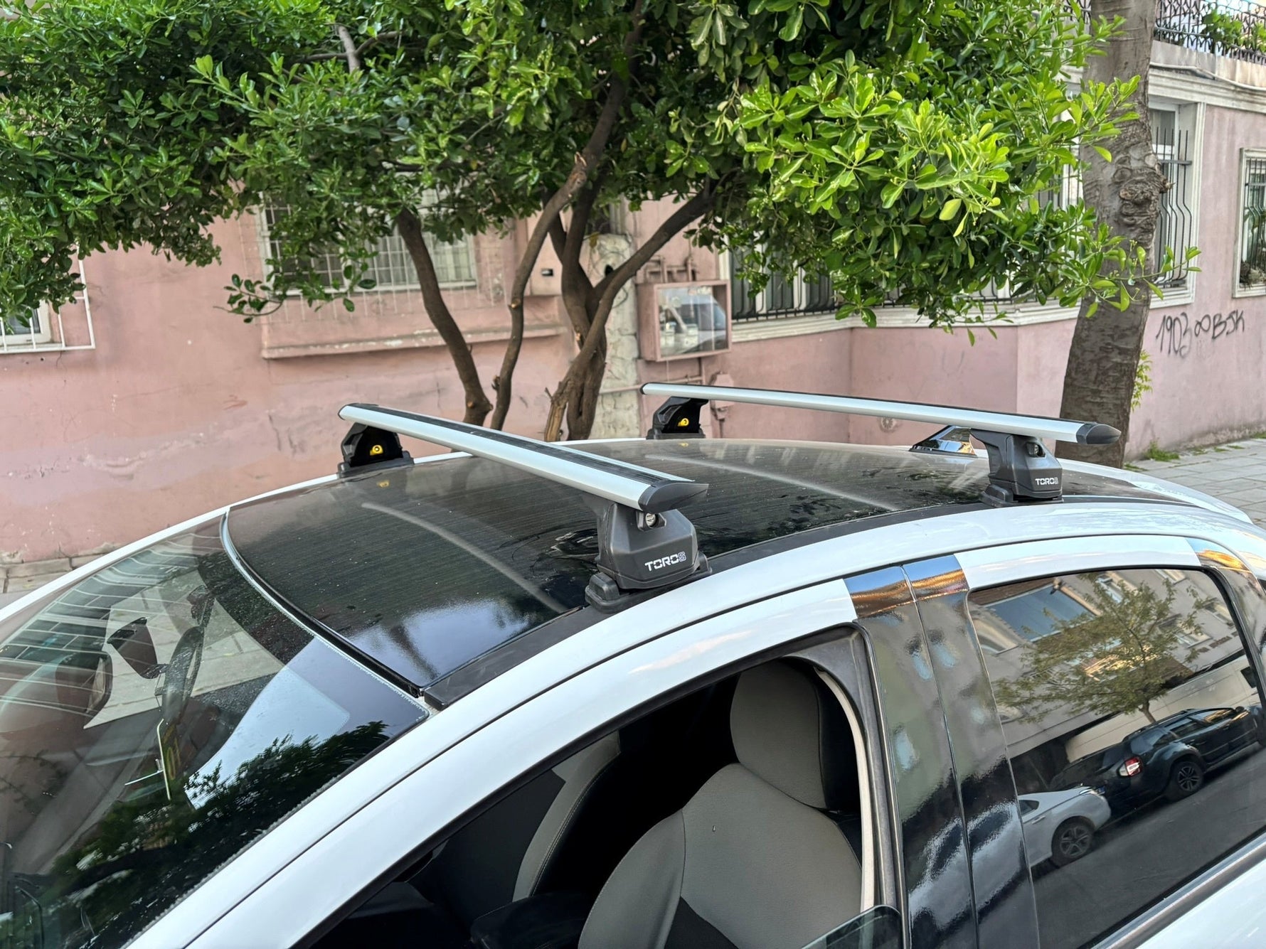 Citroen C3 A51 2009-2016 Tavan Taşıyıcı Ara Barlar Vidalı Montaj, Toros Fix Pro, Siyah