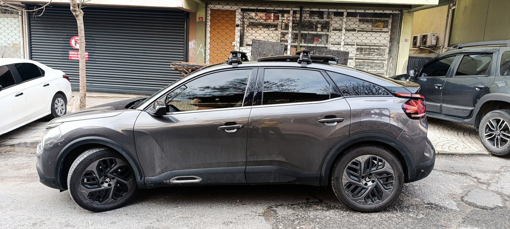 Lexus Lbx 2023-2025 Oluksuz Üst Tavan Portbagaj Taşıyıcı Ara Atkısı Toros Serisi Pro 4 Gri