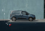 Fiat Doblo STD (2022-2025) Alüminyum Tavan Rayları, Plus Serisi - Gri