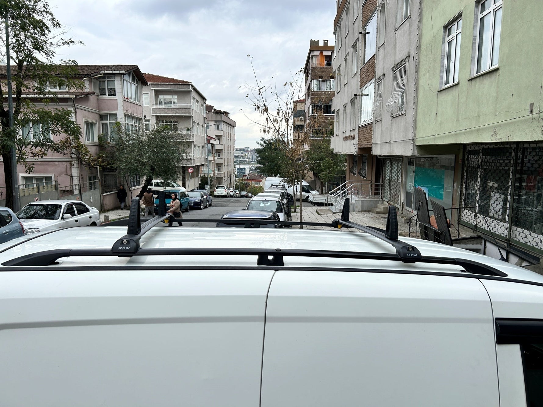 Fiat Doblo Kısa Şase 2010-2020 Van Araç Üstü Alüminyum Tavan Yan Rayları Plus Serisi - Gri