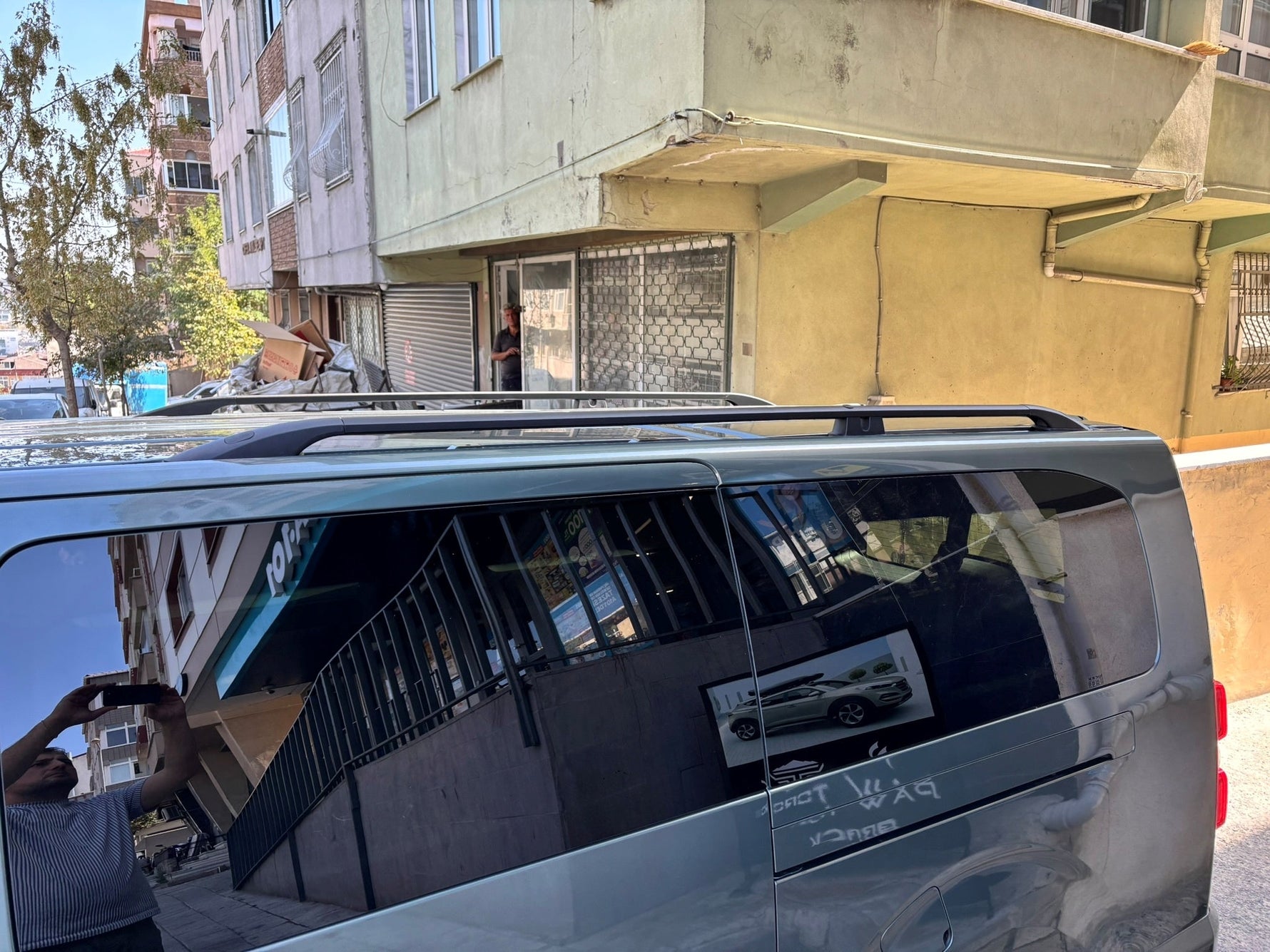 Fiat Ulysse Araç Üstü Alüminyum Tavan Yan Rayları Plus Serisi - Gri