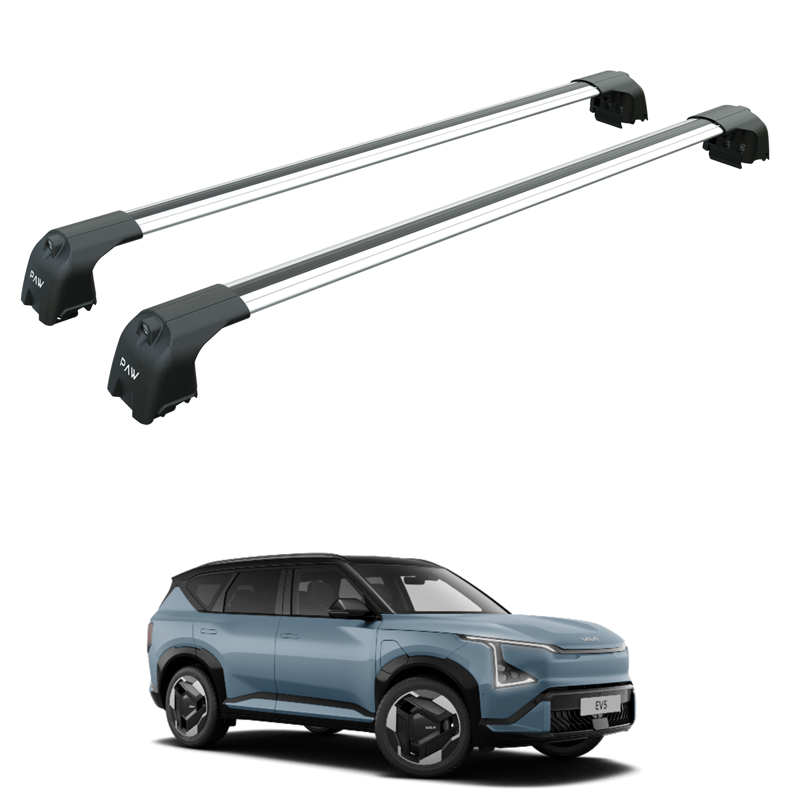 Kia Ev5 2023-2025 Portbagaj Taşıyıcı Ara Atkisi - Ara Çubuk Paw Pro 2 Gri
