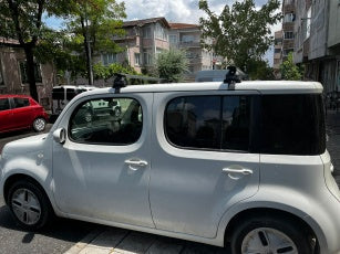 Nissan Cube Z11 20022008 Oluksuz Üst Tavan Portbagaj Taşıyıcı Ara Atkısı Toros Serisi Pro 4 Siyah