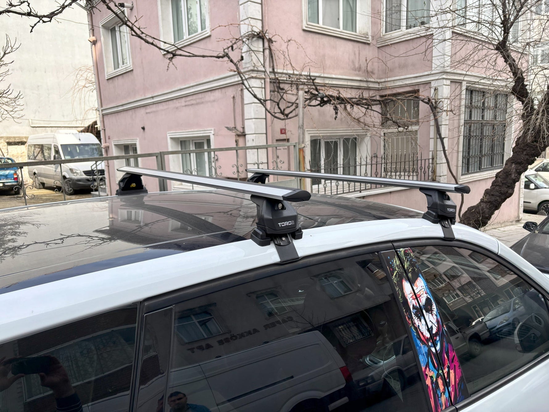 Renault Scenic 2009-2016 Oluksuz Üst Tavan Portbagaj Taşıyıcı Ara Atkısı Toros Serisi Pro 4 Siyah