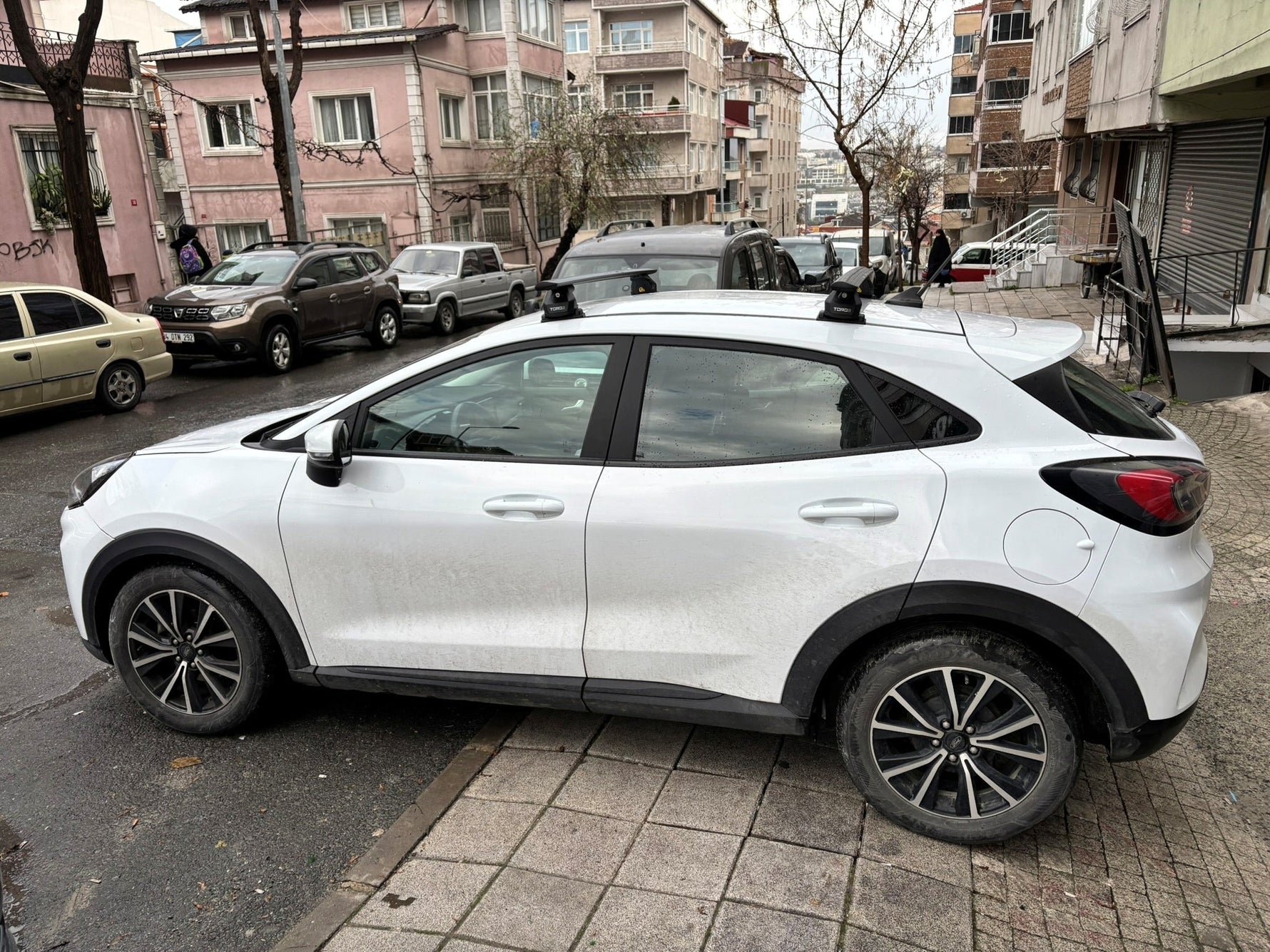 Ford Puma 2019-2026 Taşıyıcı Ara Atkısı Toros Fix Pro, Gri