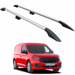 Ford Transit Connect Kısa Şase 2024-2026 Araç Üstü Alüminyum Tavan Yan Rayları Plus Serisi - Gri