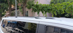 Ford Transit Custom L1 Kısa (2023-2026) Alüminyum Tavan Rayları, Plus - Siyah
