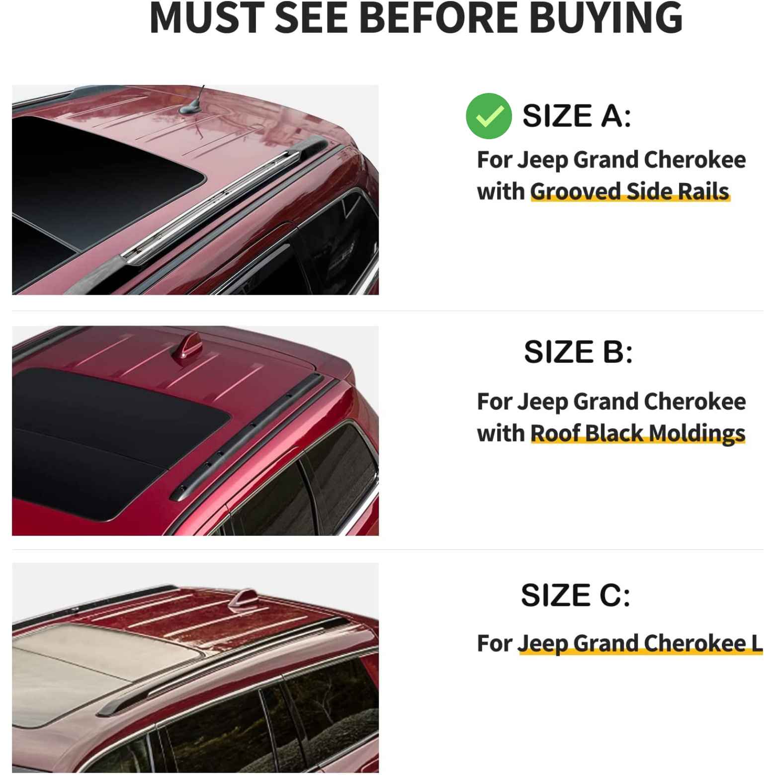 Jeep Grand Cherokee Wk2 2011-2021 Portbagaj Taşıyıcı Ara Atkisi - Ara Çubuk Paw Pro 2 Siyah