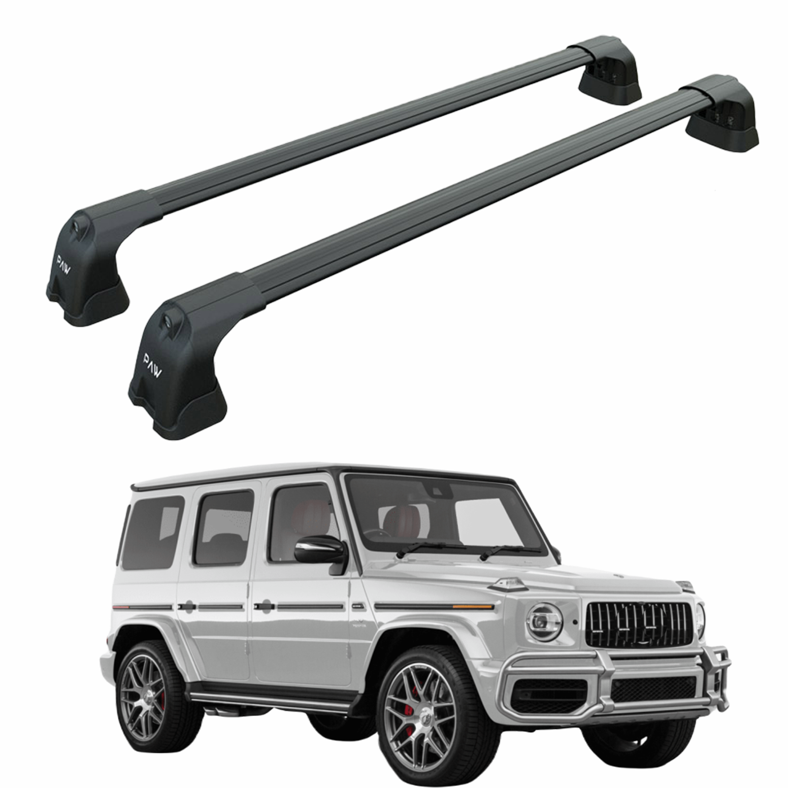Mercedes G 2018-2025 W464 Portbagaj Taşıyıcı Ara Atkı Aparatı Paw Pro 3 Siyah