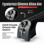 Paw Renault Scenic (2003-2009) Ara Atkı Portbagaj Taşıyıcı - Pro 3 Gri