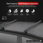 Paw Subaru WRX (2019-2025) Ara Atkı Portbagaj Taşıyıcı - Pro 3 Siyah