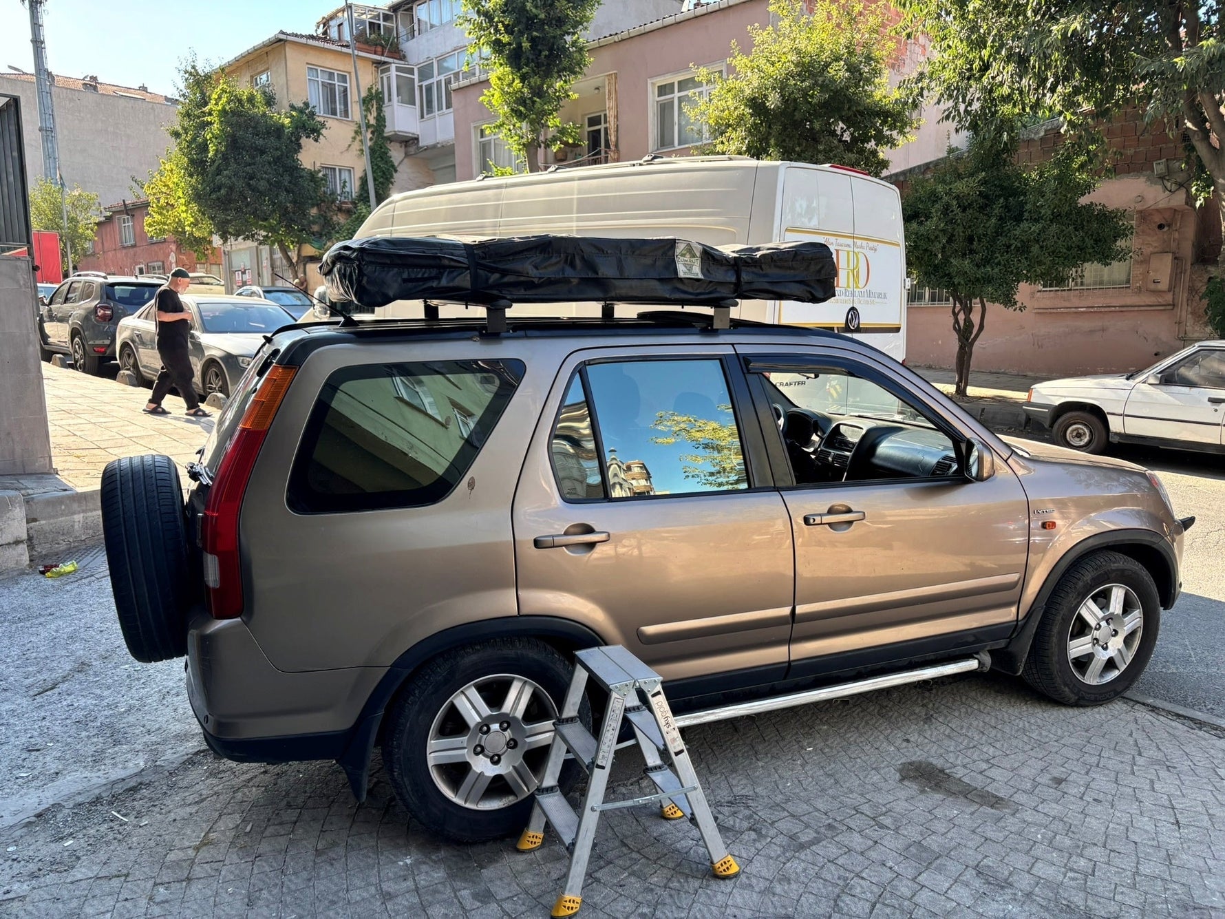 Ford Ecosport (20162025) Çadır Taşıyıcı Tavan Barı Ara Atkısı Pratik Serisi Gri