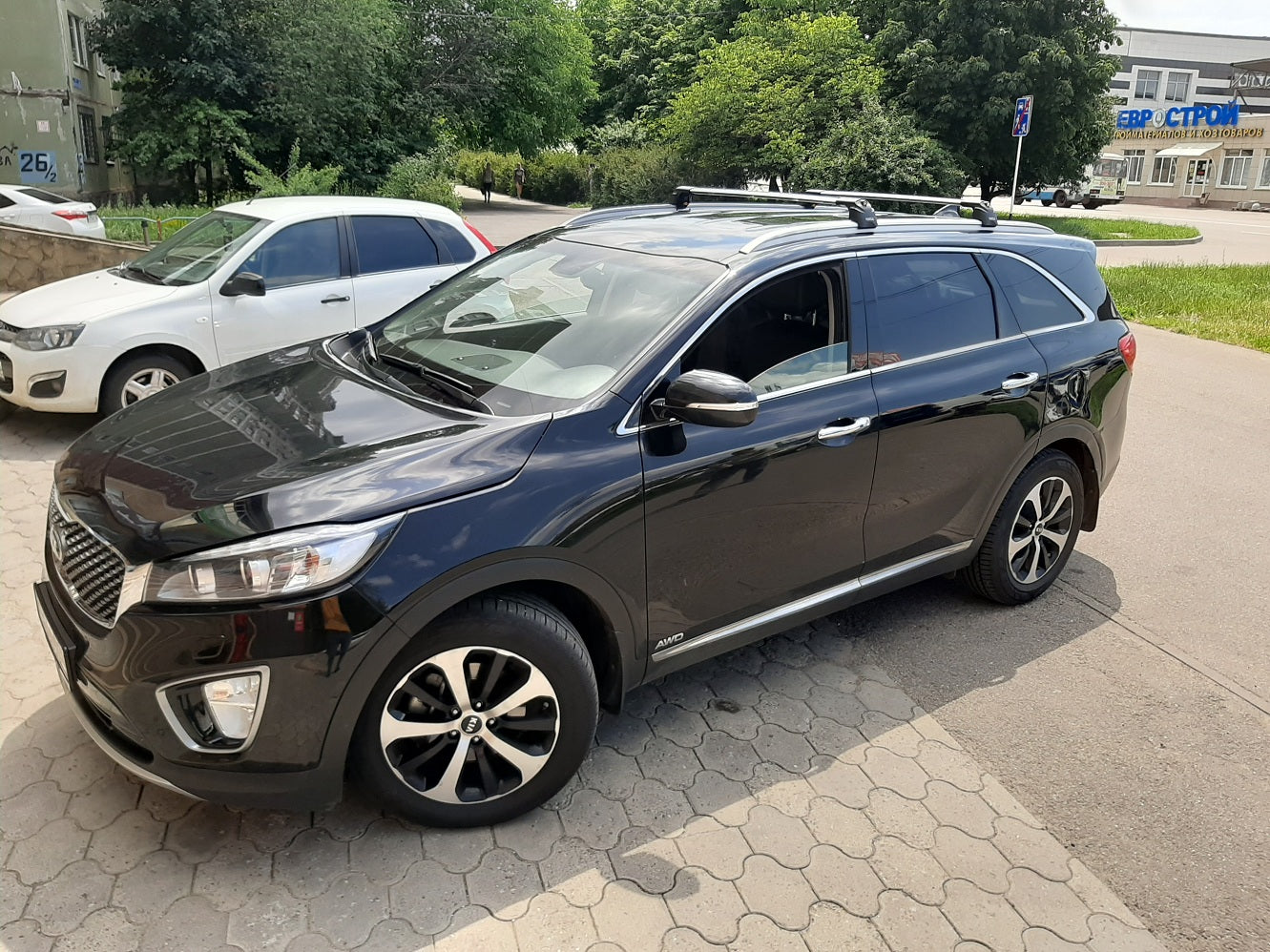 Kia Sorento 2015-2020 Portbagaj Taşıyıcı Ara Atkisi - Ara Çubuk Paw Pro 2 Siyah