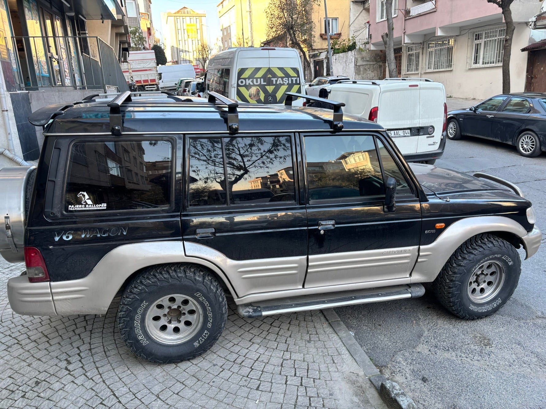 Hyundai Galloper 1997-2003 Yagmur Oluklu Üst Tavan Taşıyıcı Ara Atkısı Paw Gri