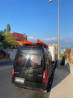 H1 Ladder Roof Rack 2018- On Sprinter Low Roof (144 WB) Roof Rack Gri