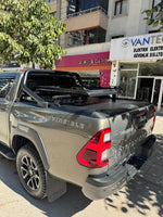 Toyota Hilux (2015-2025) Kasa Üstü Bed Rack Taşıyıcı Bar Gri
