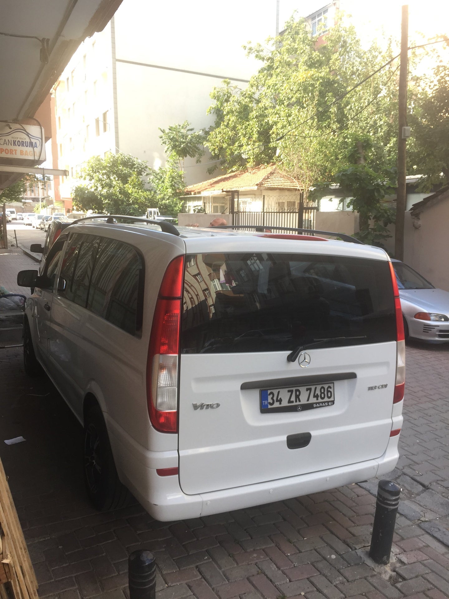 Mercedes Vito W447 L2 (2014-2025) Araç Üstü Alüminyum Tavan Yan Rayları Plus Serisi - Siyah