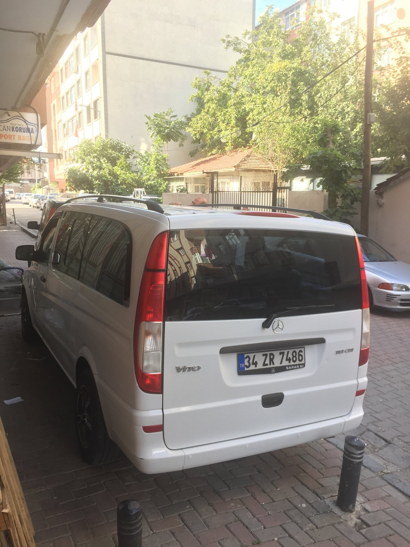 Mercedes Vito W447 L1 (2014-2025) Araç Üstü Alüminyum Tavan Yan Rayları Plus Serisi - Gri