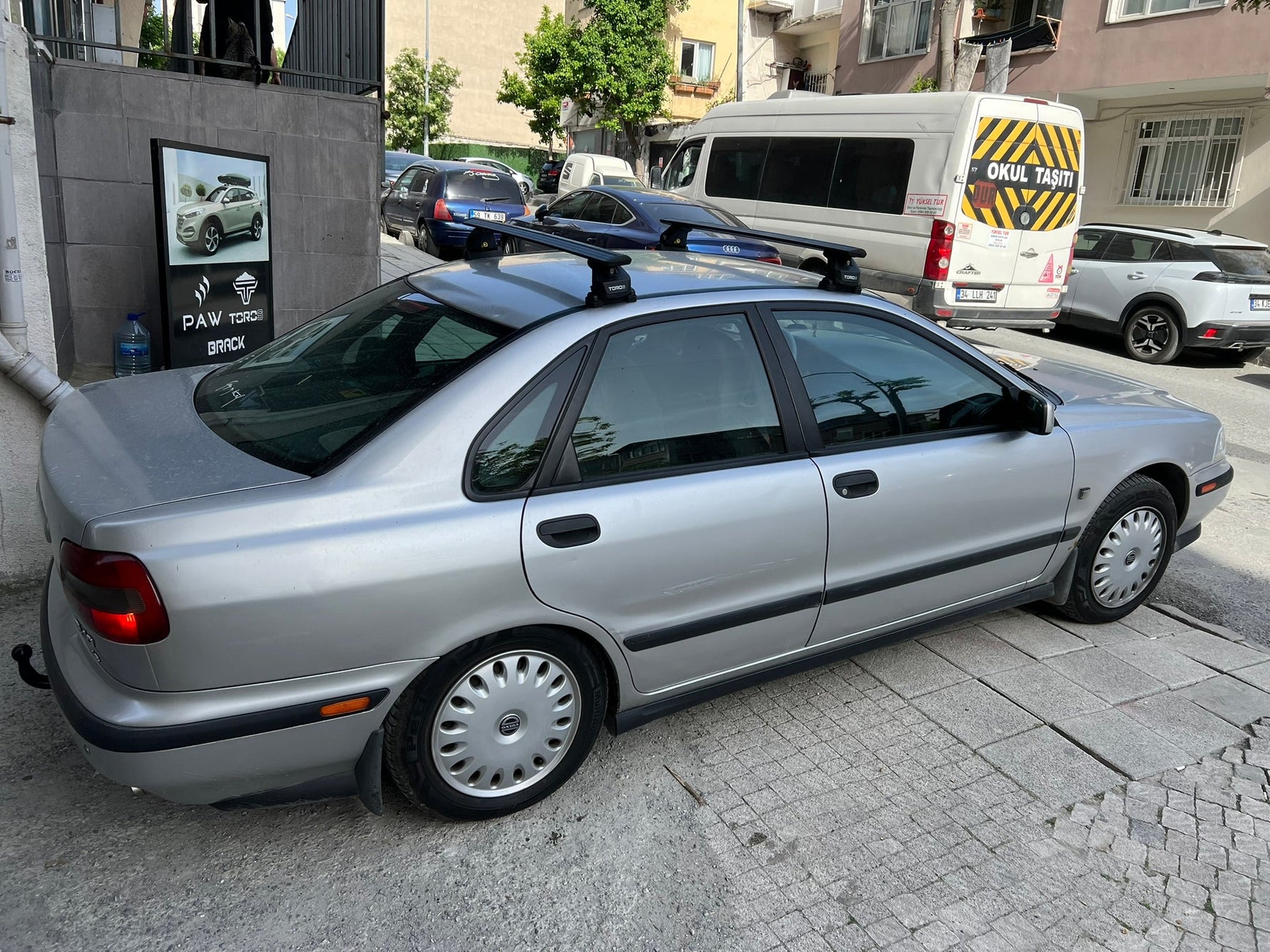 Volvo S40 2003-2012 Taşıyıcı Ara Atkısı Tavan Sistemleri Toros Fix Pro Gri