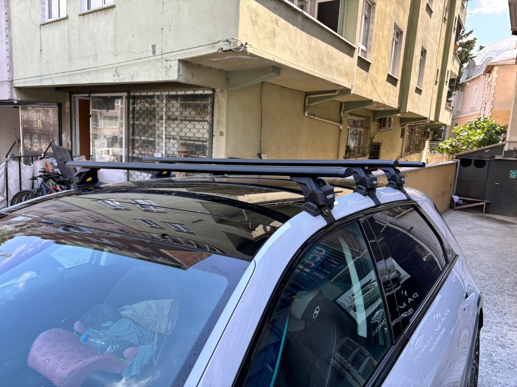 Hyundai İoniq 5 2022-2024 Tavan Portbagaj Taşıyıcı Ara Atkısı Toros Pro 4 Siyah