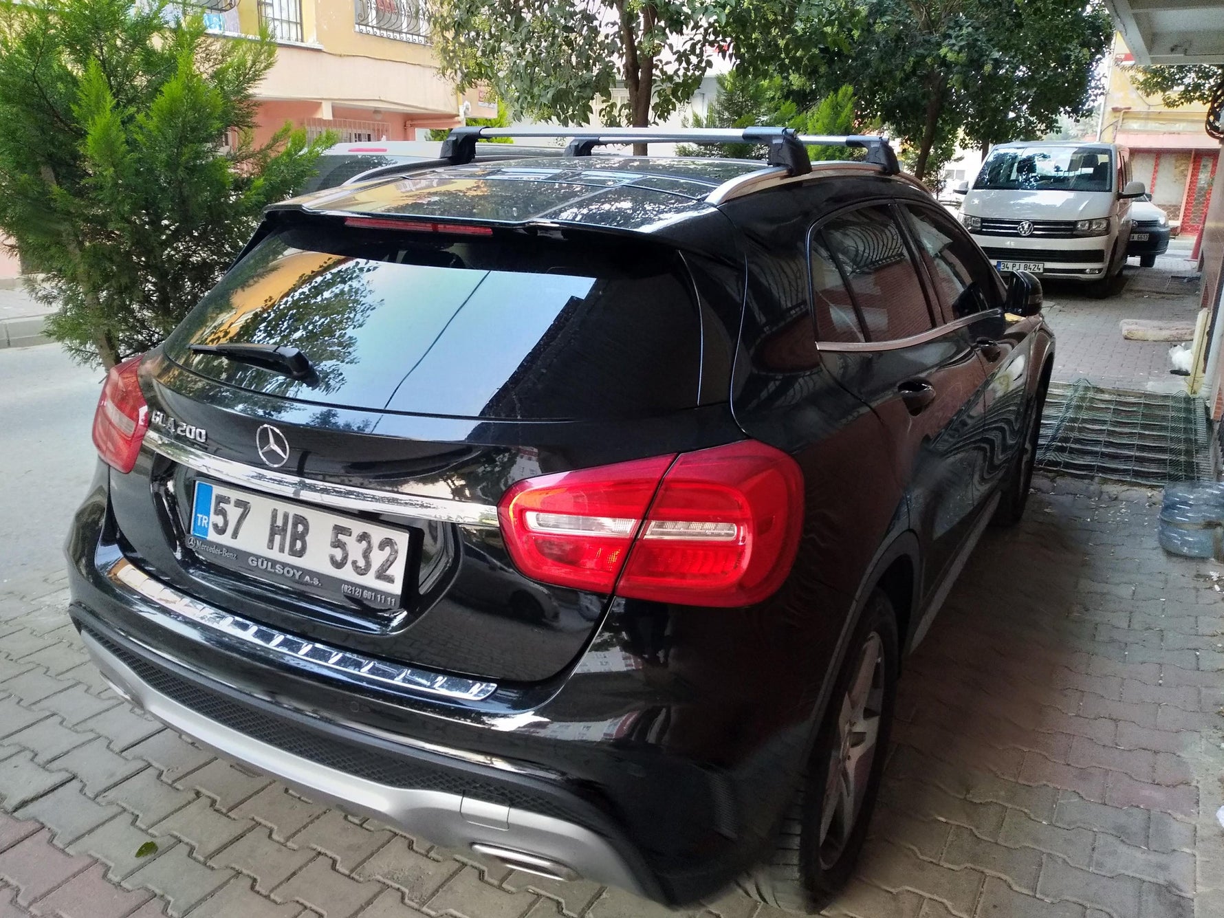 Mercedes Gla (X156) 2013-2020 Portbagaj Taşıyıcı Ara Atkisi - Ara Çubuk Paw Pro 2 Siyah