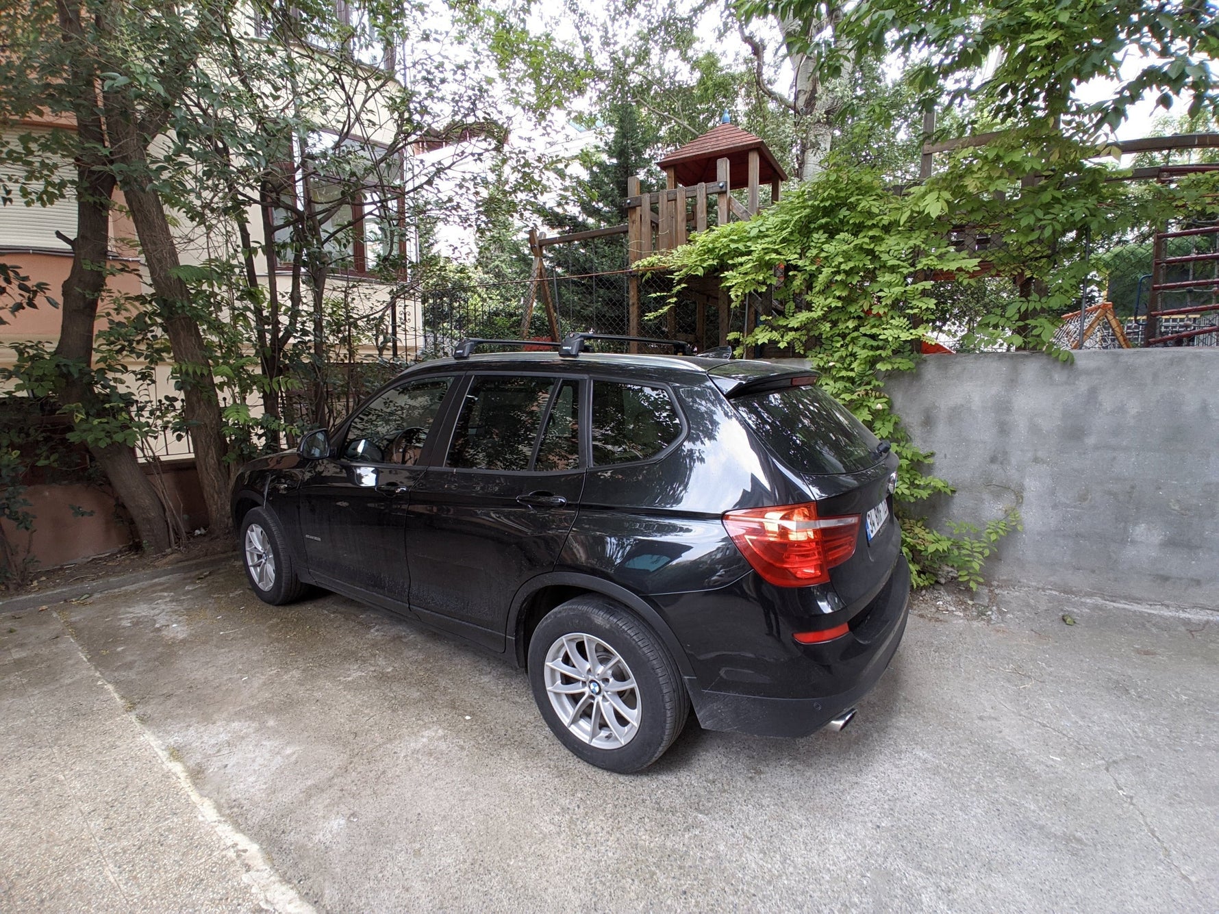 Bmw X3 F25 2010-2017 Portbagaj Taşıyıcı Ara Atkisi - Ara Çubuk Paw Pro 2 Siyah