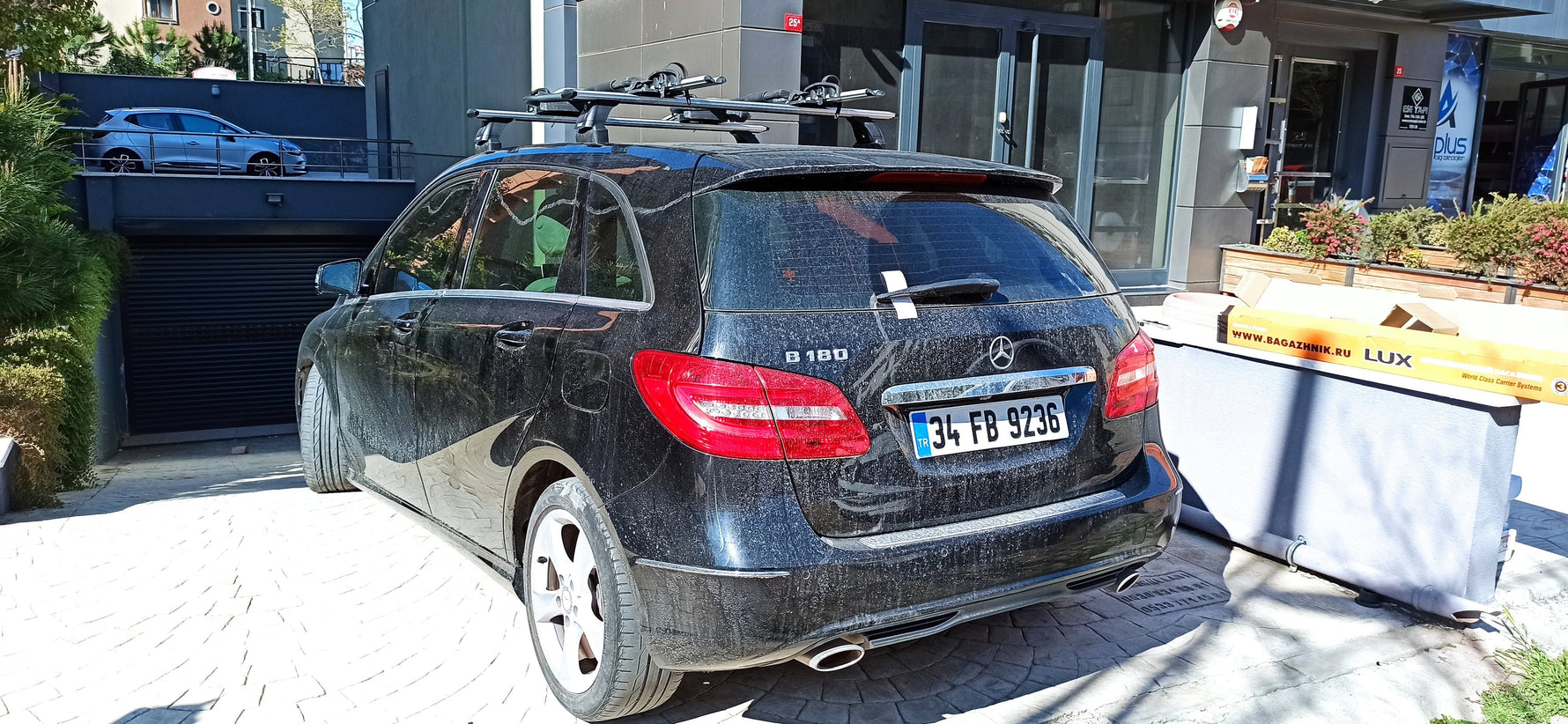 Paw Mercedes-Benz B-Serisi (W245) 2004-2011 Ara Atkı Portbagaj Taşıyıcı - Pro 3 Siyah